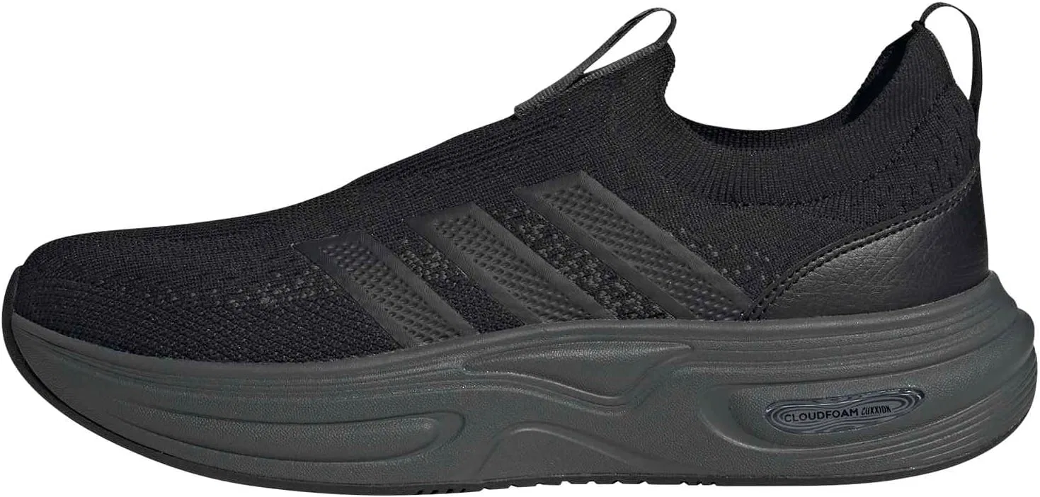 Мужские слипоны Adidas Cloudfoam Cuxxion, Core Black Carbon Grey Six