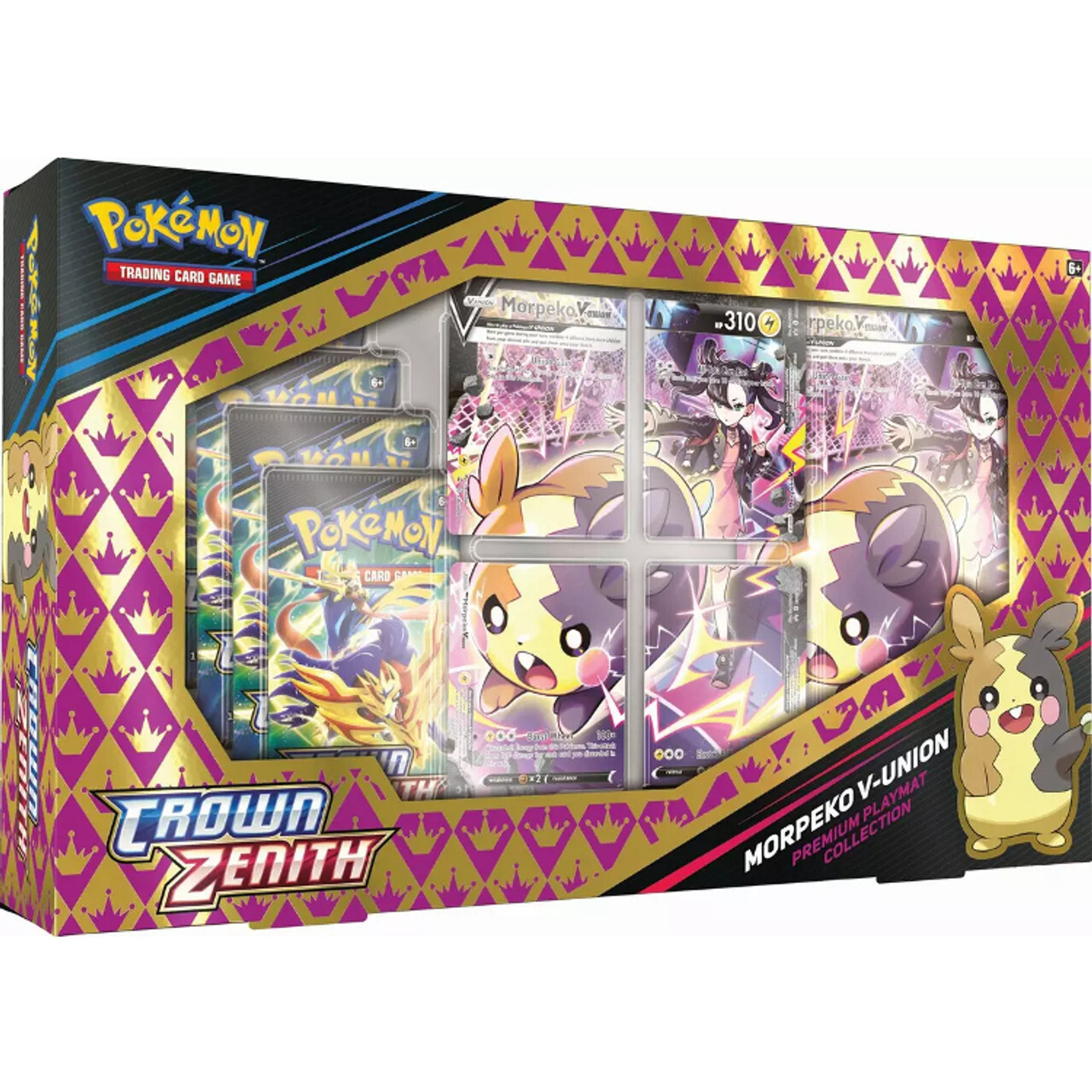 

Карточная игра Pokemon: Crown Zenith - Morpeko V-Union - Premium Playmat Collection