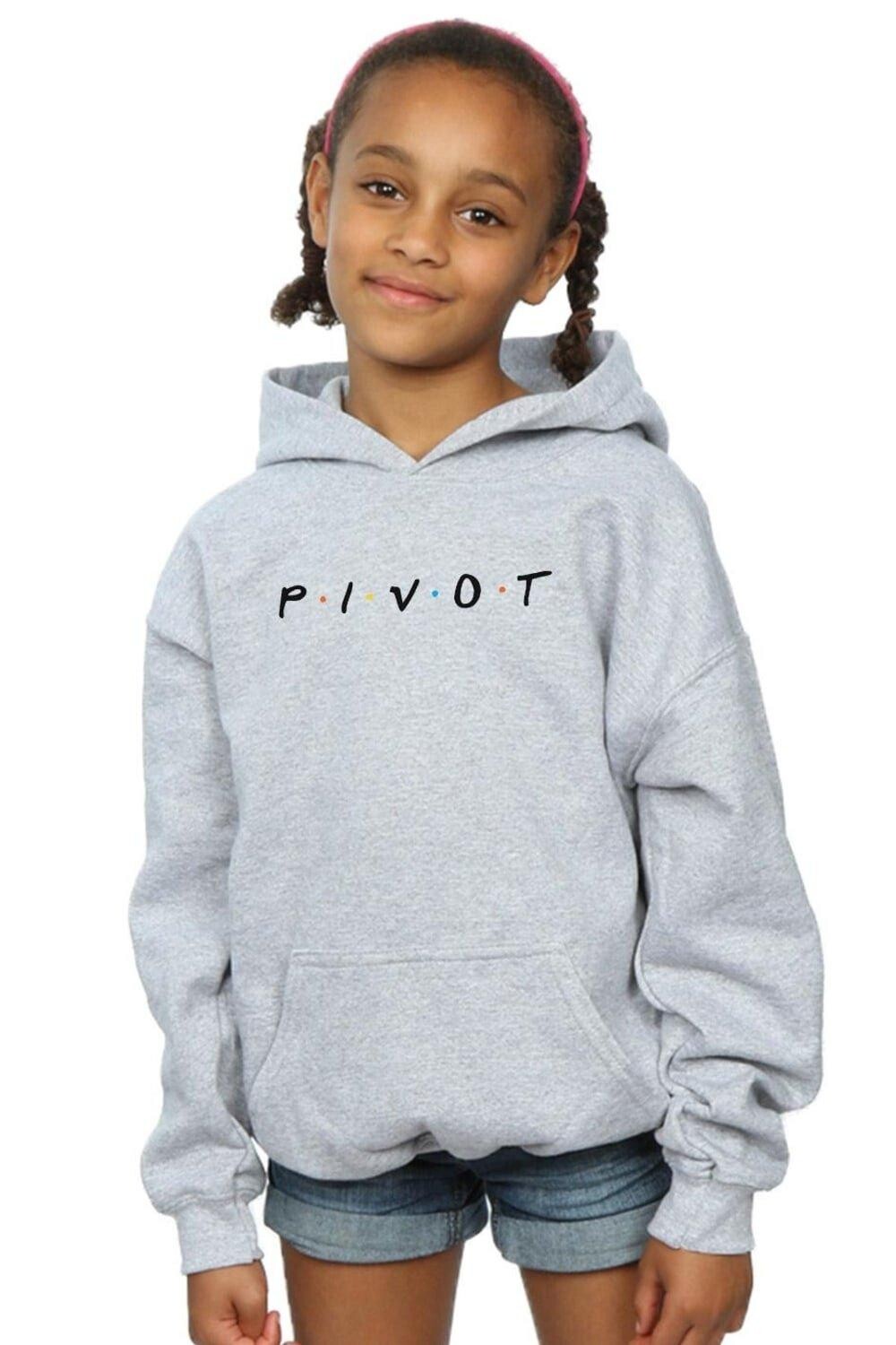 

Худи с логотипом Pivot Friends, серый