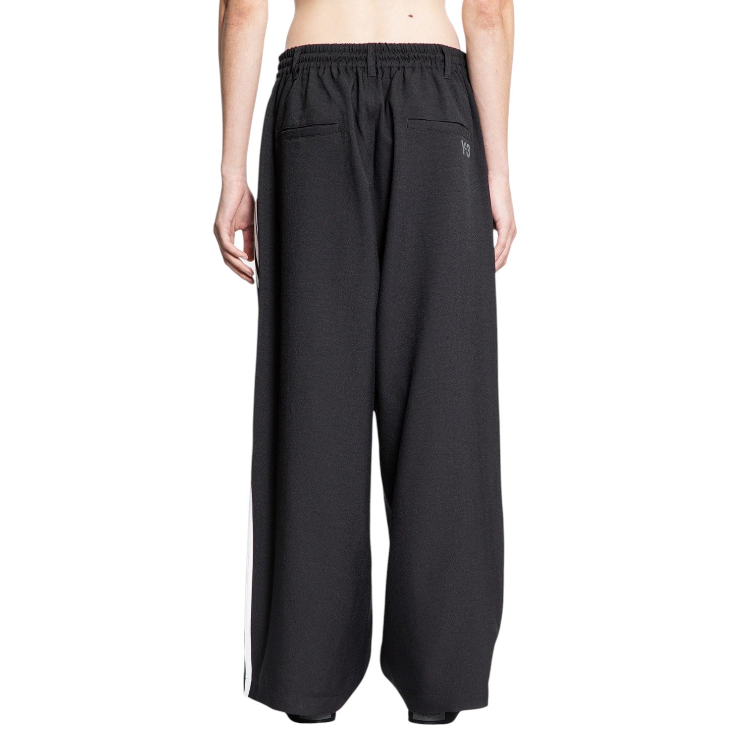 Брюки adidas Y-3 Sport Unifoam Pants 3-Stripes 'Black' — фото 2