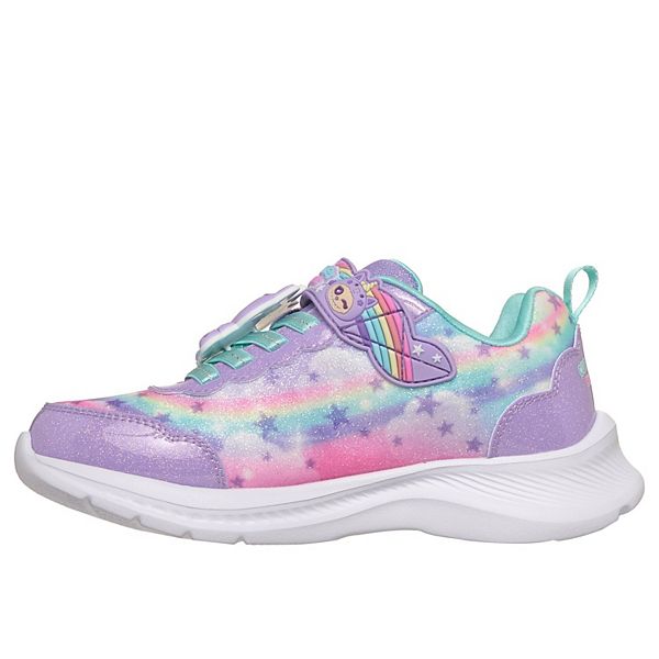 Кроссовки Jumpsters Cutie Critters для девочек Skechers, Lavender Multi — фото 3