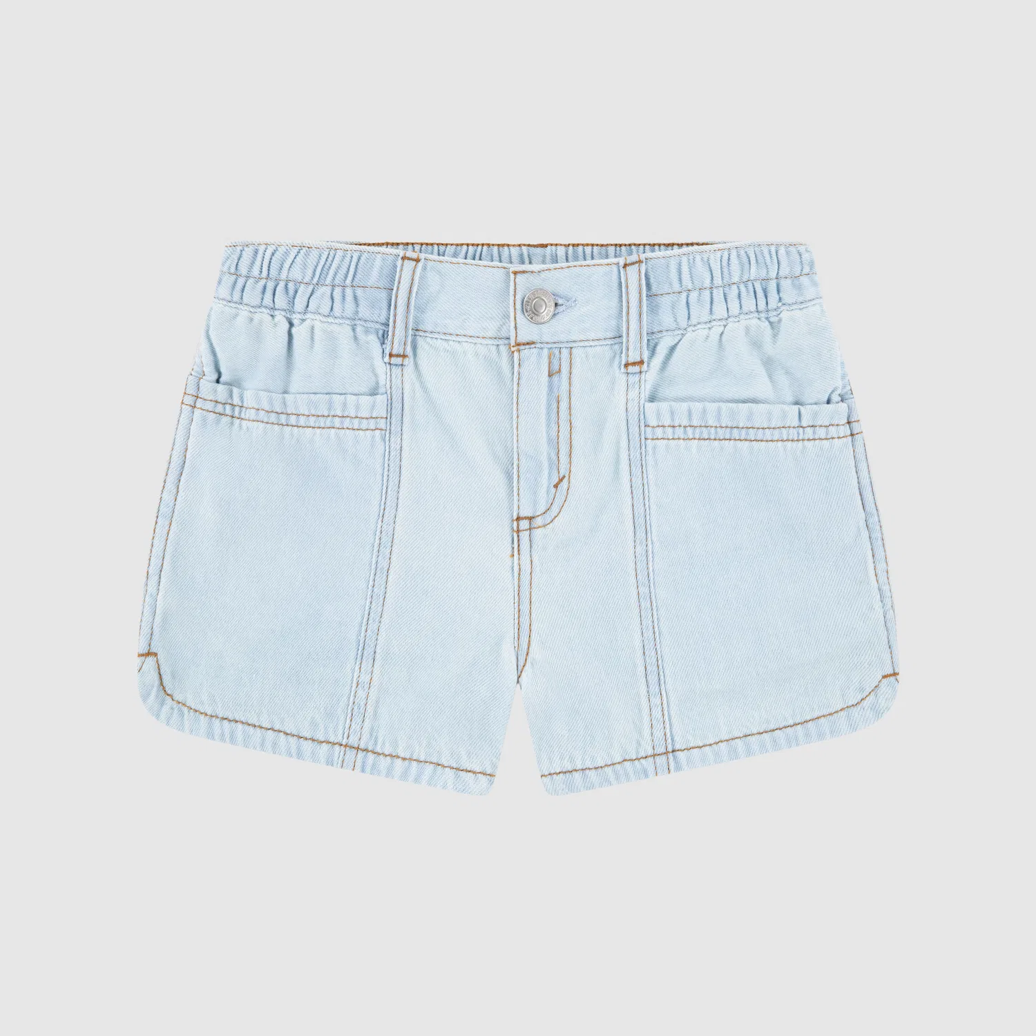 Джинсовые шорты "Дельфин" для девочек 7-16 лет Levi's, Light Wash