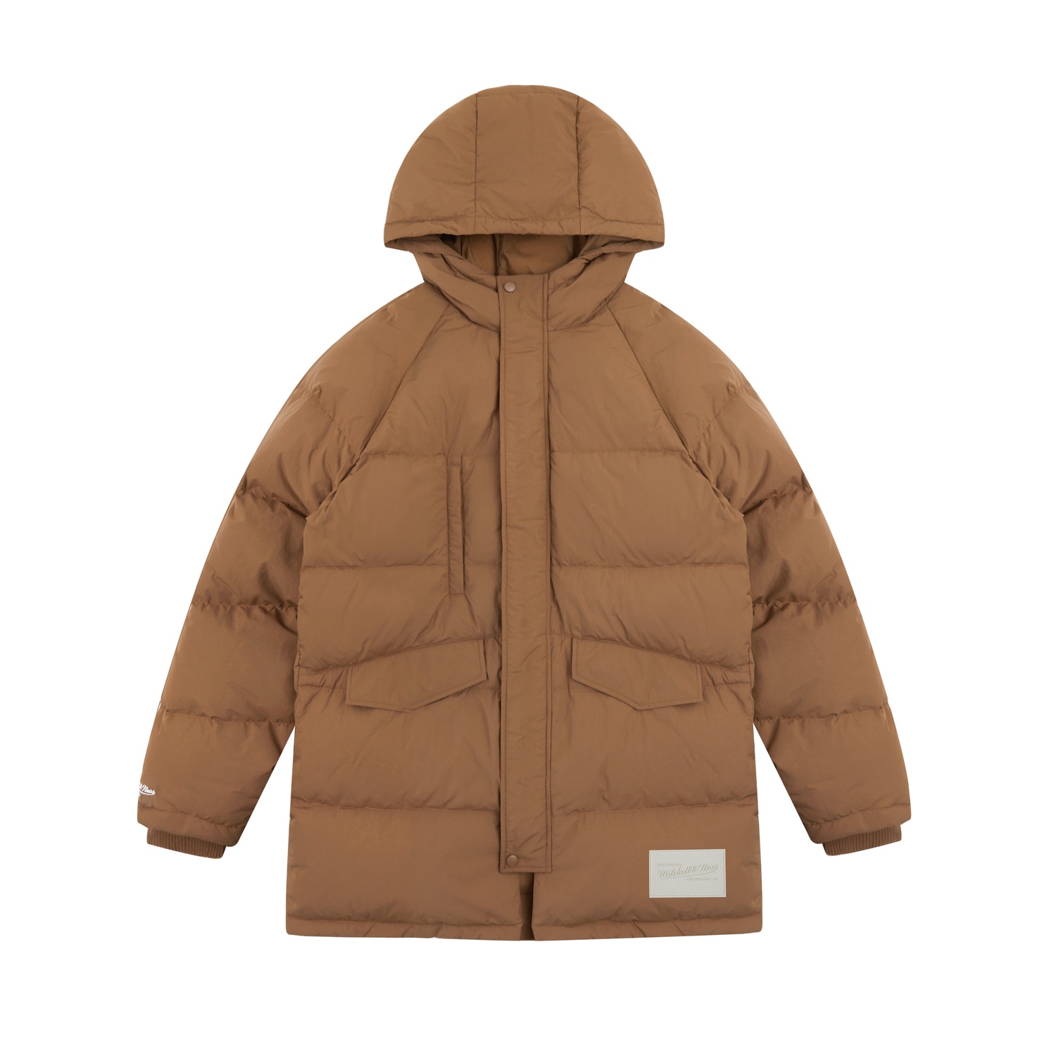 

Mitchell Ness Куртка пуховик Mitchell & Ness унисекс коричневый, Brown