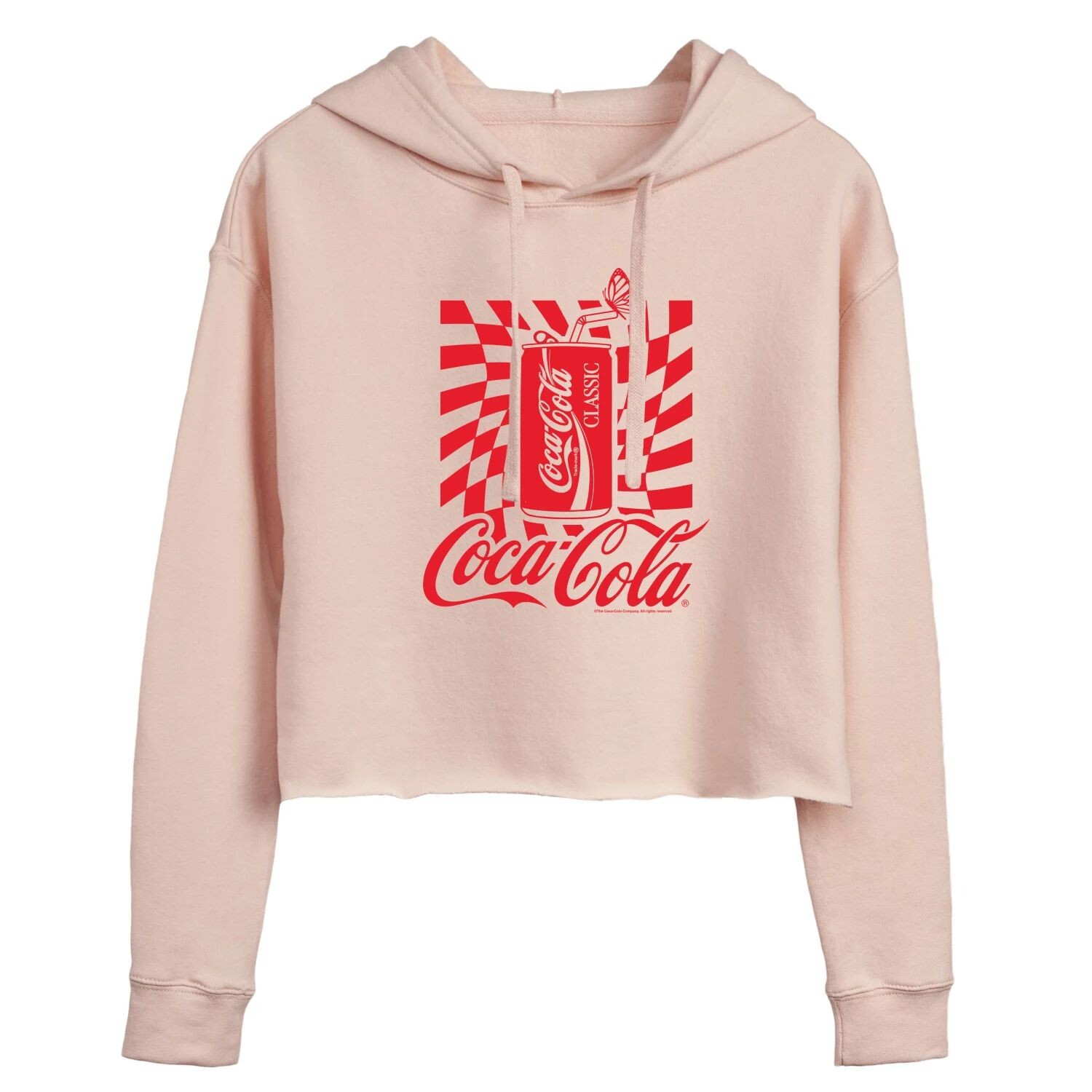 

Укороченная толстовка с рисунком Coca-Cola Can для юниоров Licensed Character, розовый