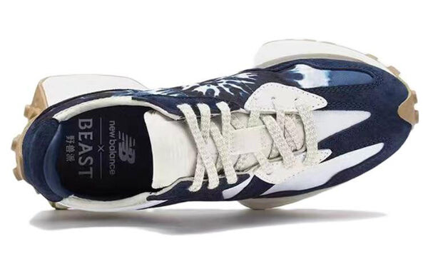 Кроссовки зверь х 327 New Balance, синий — фото 3