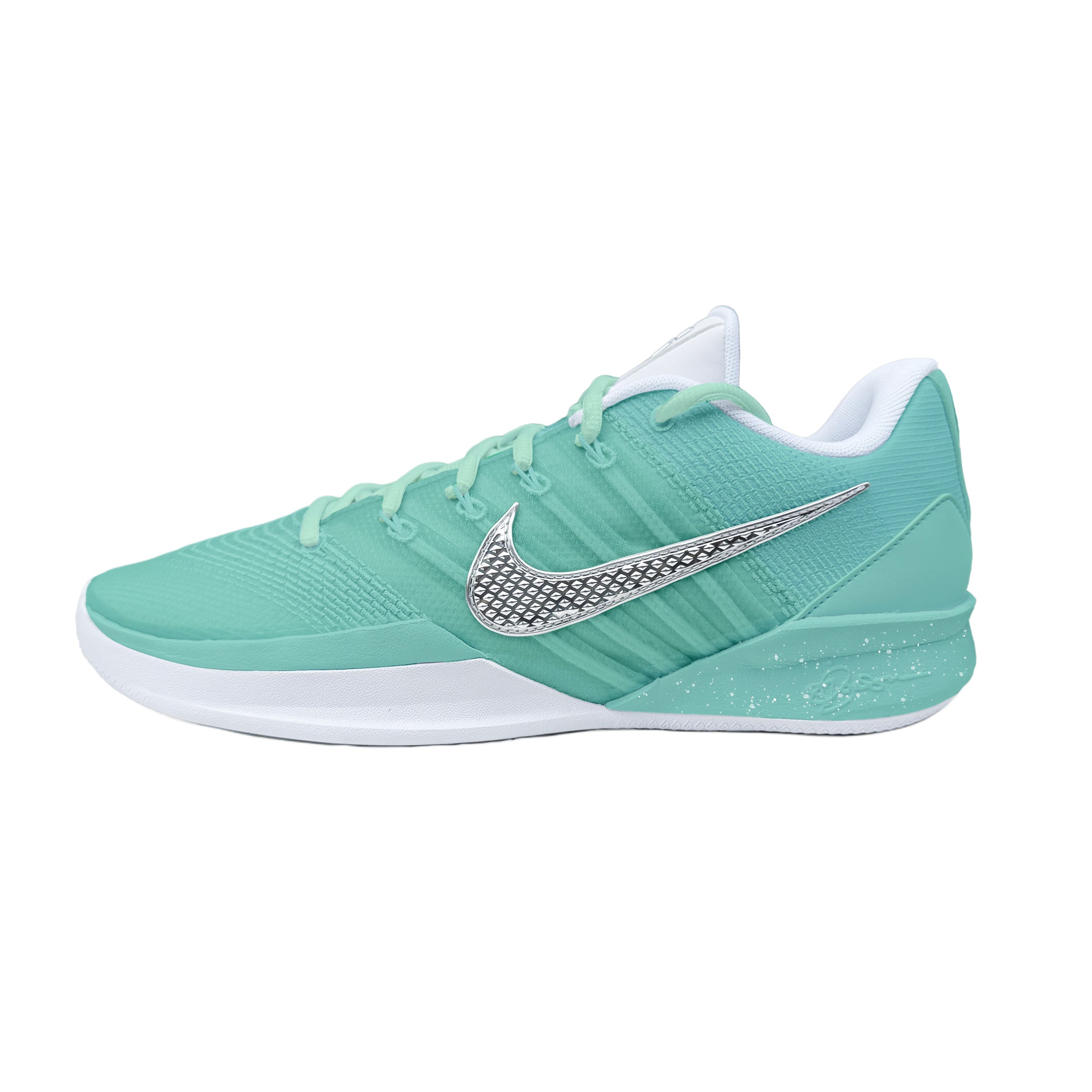 

Sabrina 3 Teal White кросcовки баскетбольные низкие с амортизацией Hook, unisex, бело- Nike, белый зеленый