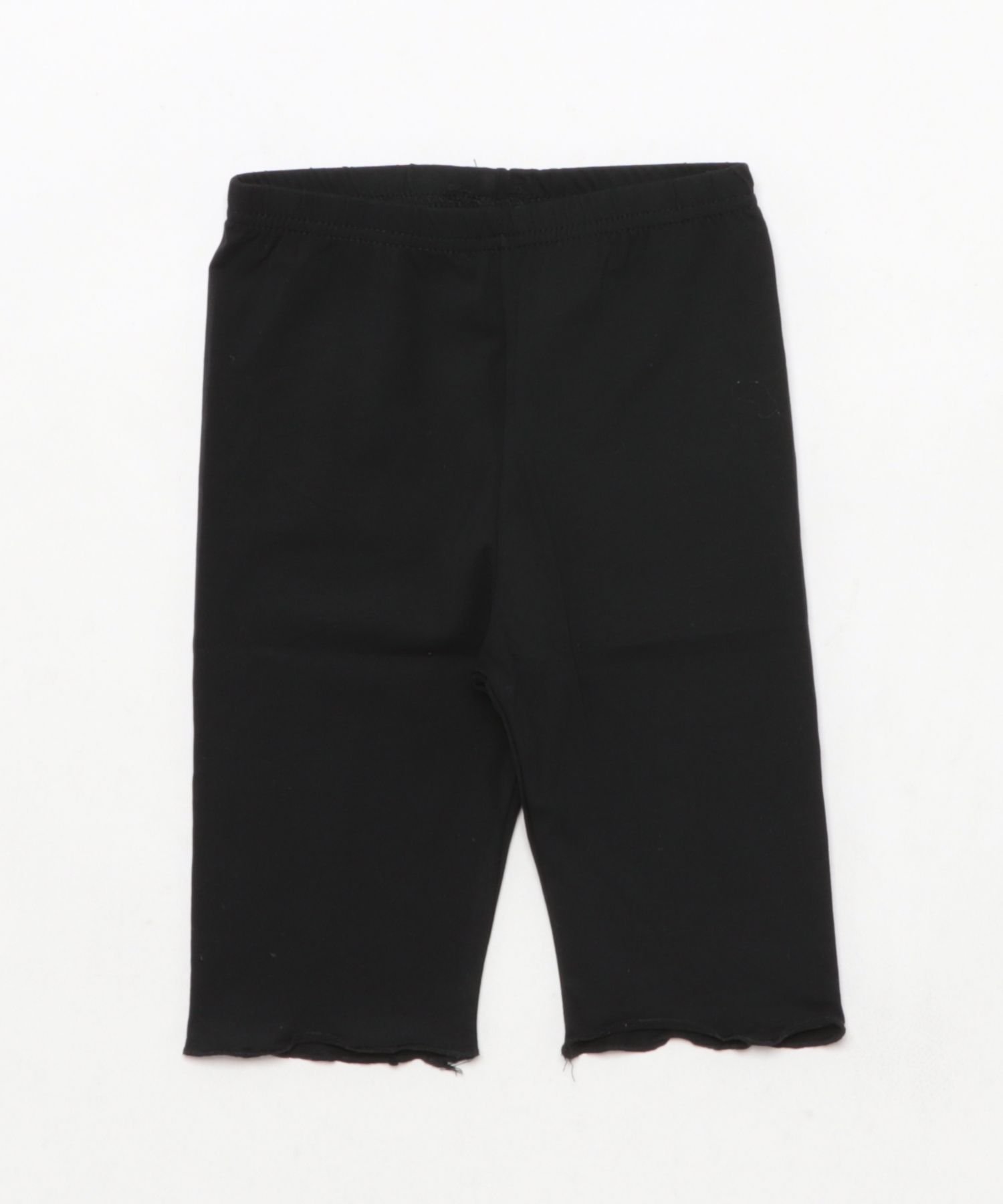 Брюки Мягкие лямки с оборками, длина 5/8 Aimoha Kids, black