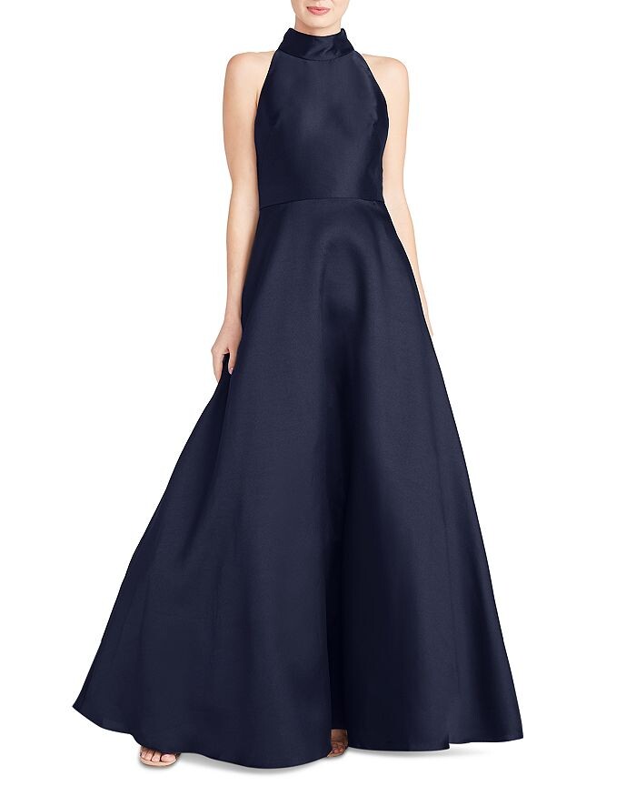 

вечернее платье с высоким вырезом ML Monique Lhuillier