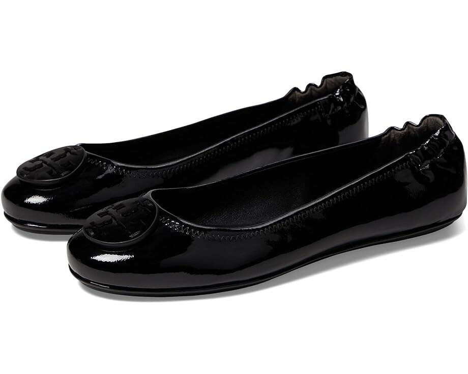 

Туфли на плоской подошве Tory Burch Minnie Travel Ballet, цвет Perfect Black