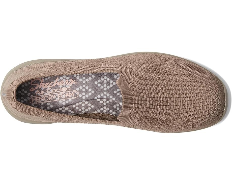 Лоферы SKECHERS Arya - Clear Skies, цвет Dark Taupe — фото 2