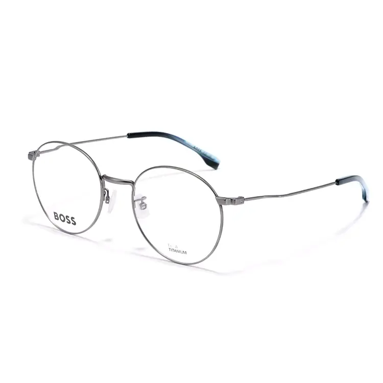 

Титан Круглые Оправы для Очков Унисекс Серые HUGO BOSS