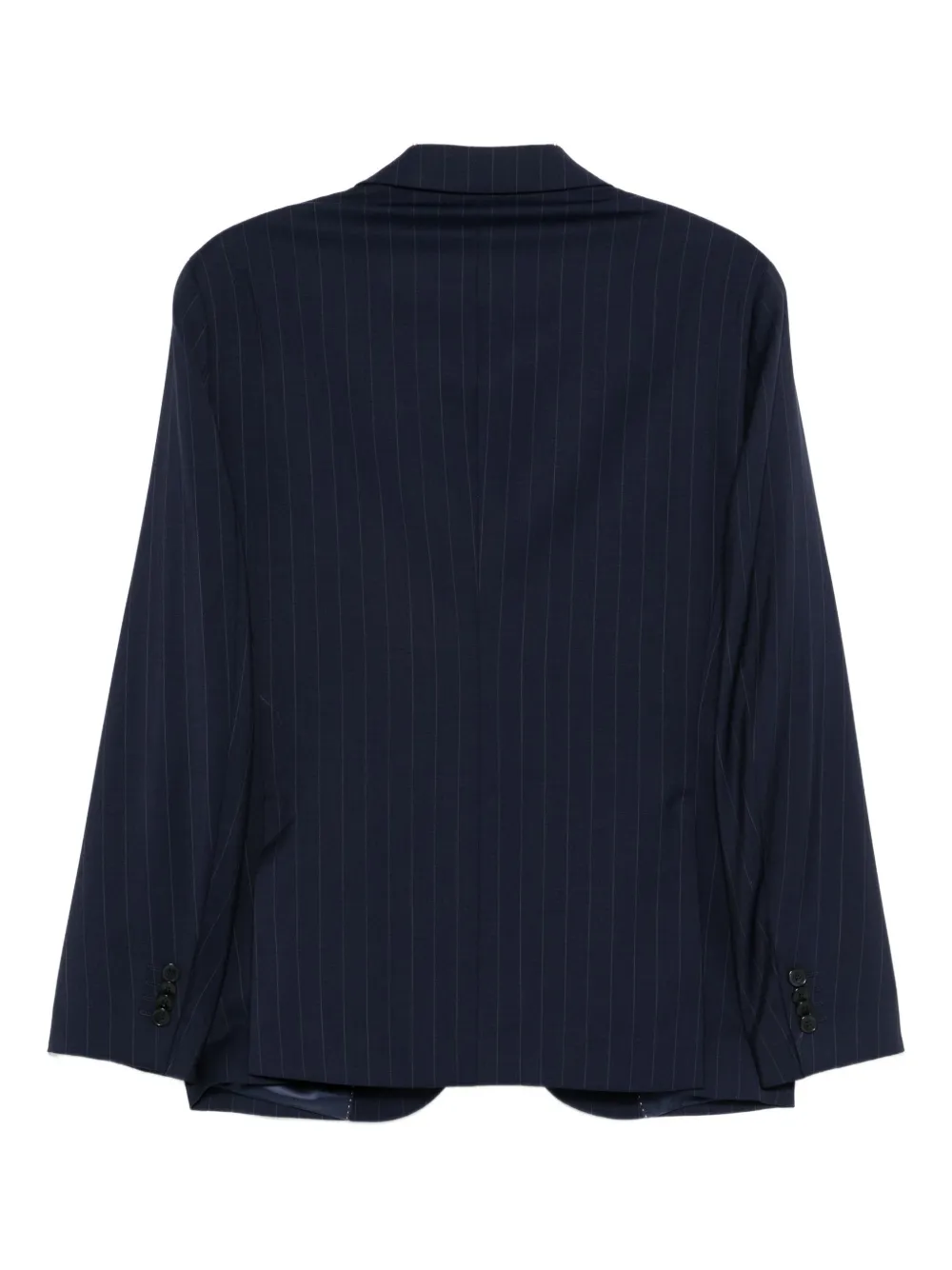 

Однобортный костюм в тонкую полоску Manuel Ritz, синий