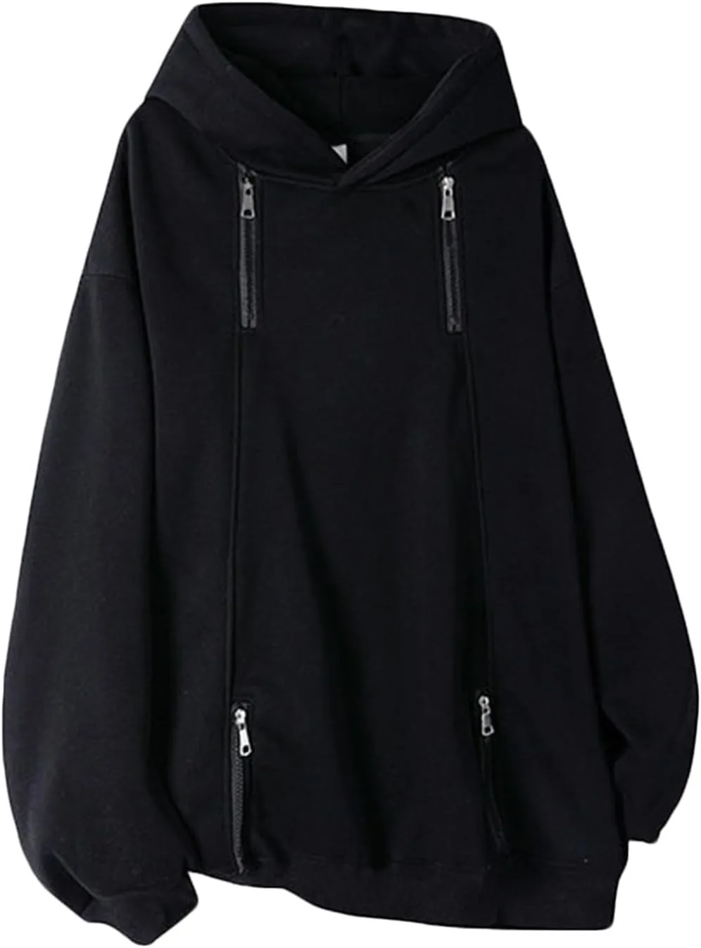 

Мужской худи с длинным рукавом и карманами-молниями