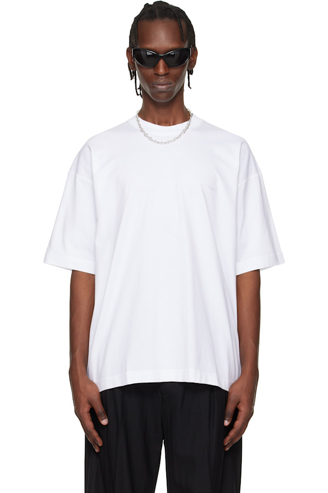 

Футболка с культовым логотипом Vetements, белый