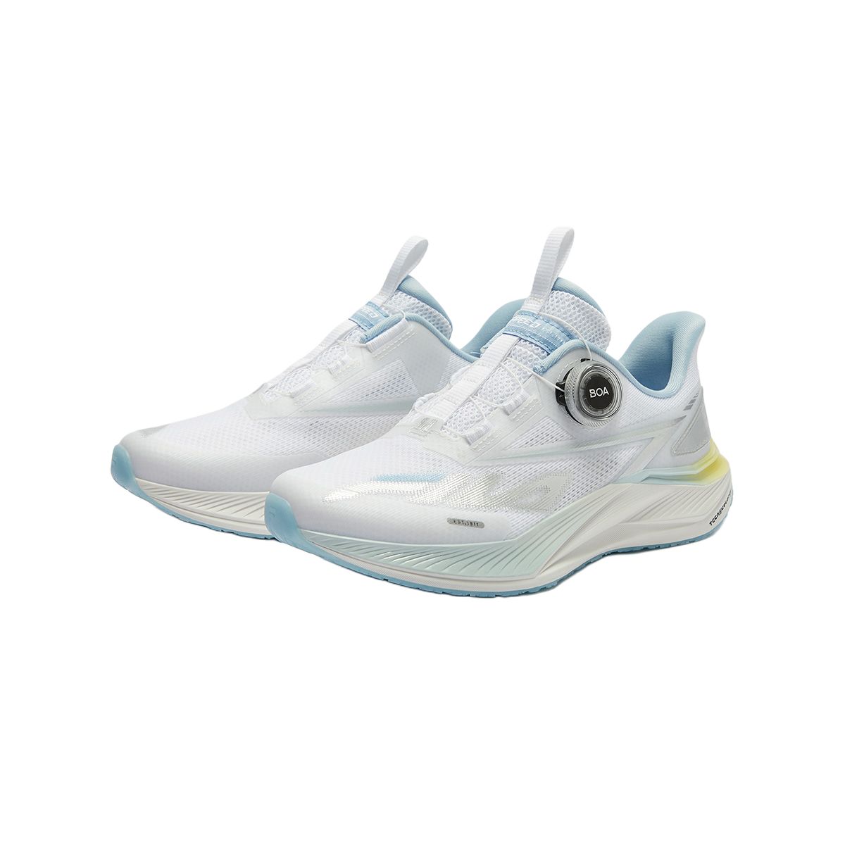 FILA KIDS Детские кроссовки SPEED 5 с противоскользящей подошвой, износостойкие, серебристо-белые — фото 3