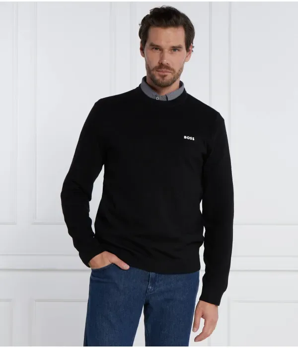 Свитер Momentum-X_CN regular fit Boss Green, черный — фото 3