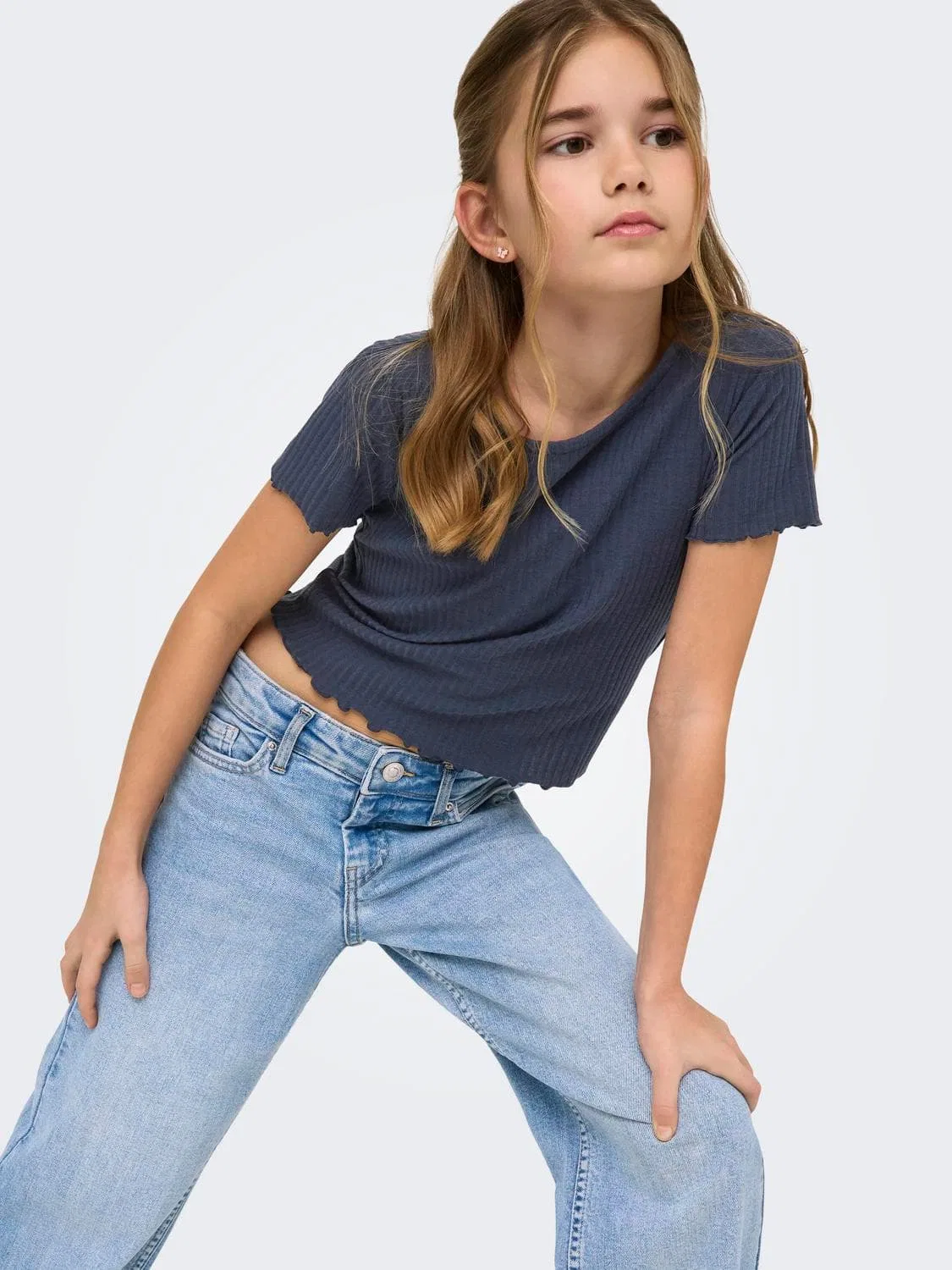 Футболка с воланами, KIDS ONLY, ombre blue — фото 3
