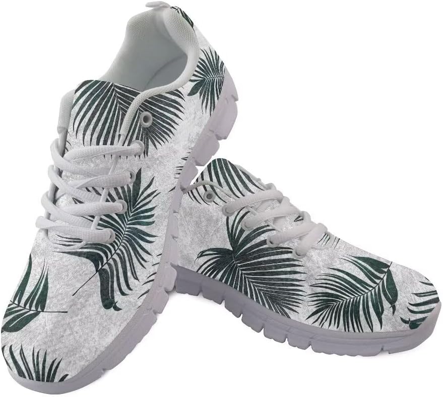 

Женские модные повседневные кроссовки AmzPrint с принтом, Hawaiian Leaf-2