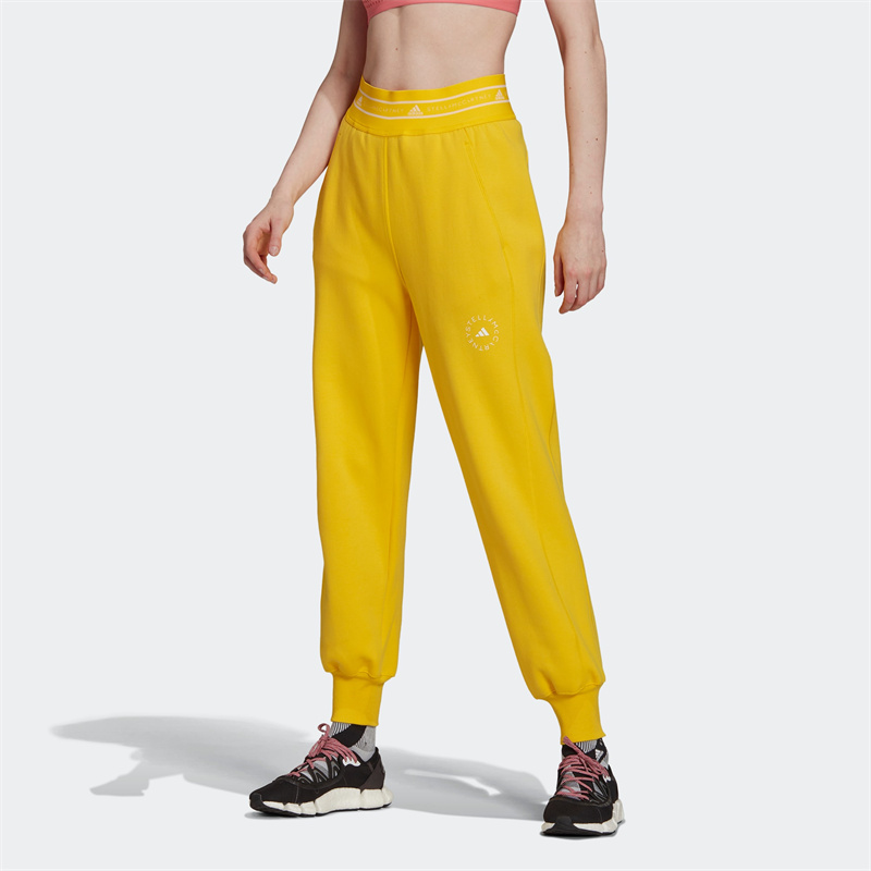 Stella McCartney SC SWPANT Вязаные спортивные штаны Женские Желтый Adidas — фото 3