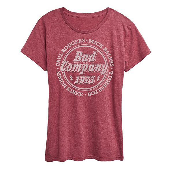 

Футболка Women's Bad Company 1973 Licensed Character, Heather Wine, Красный, Футболка Women's Bad Company 1973 Licensed Character, Heather Wine