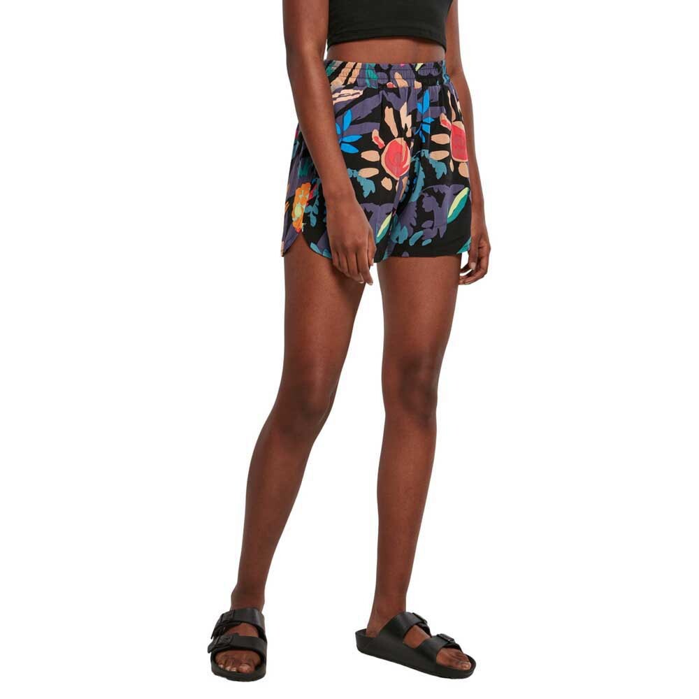 

Шорты Urban Classics AOP Viscose Resort High Waist, разноцветный