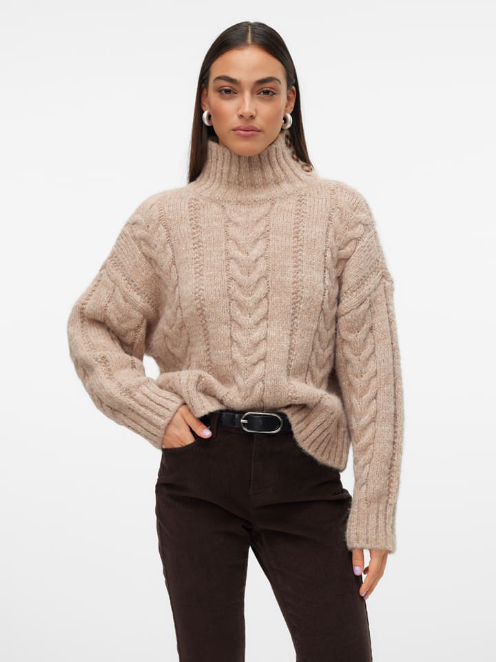 

Пуловер Vero Moda Pullover, бежевый
