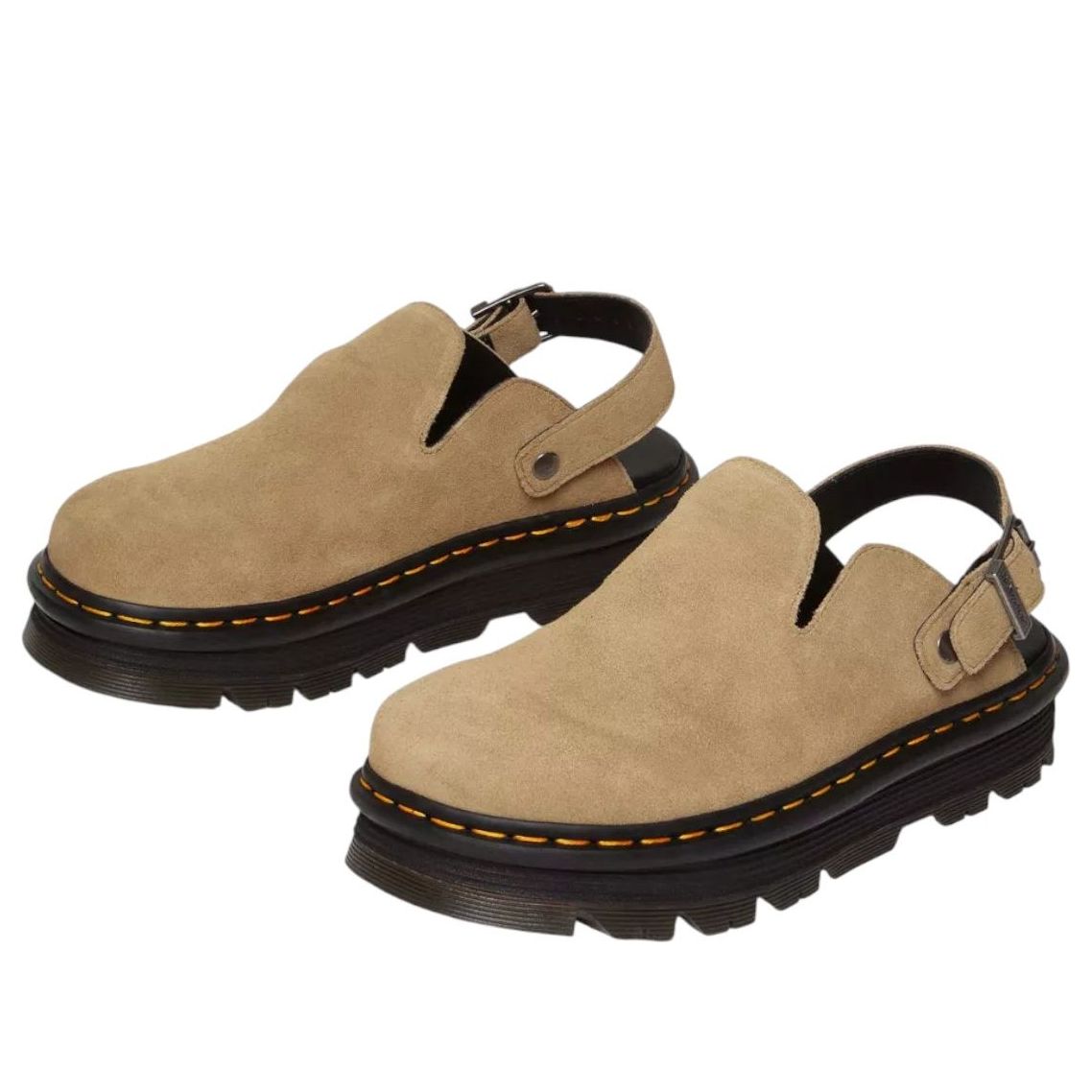 Мюли Dr. Martens Zebzag из замши, цвет «Саванна» — фото 3