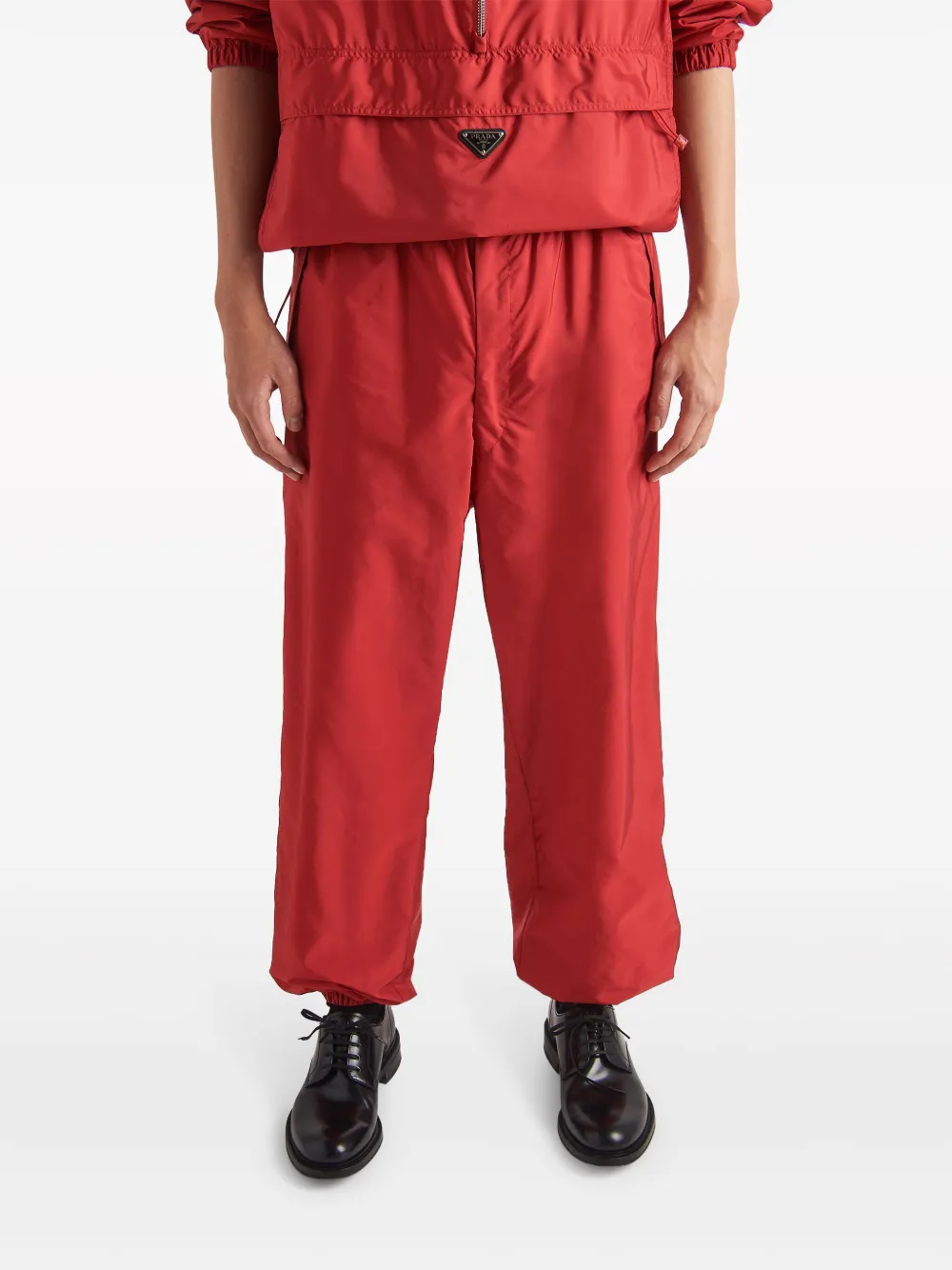 Спортивные брюки Re-Nylon Prada, красный — фото 4