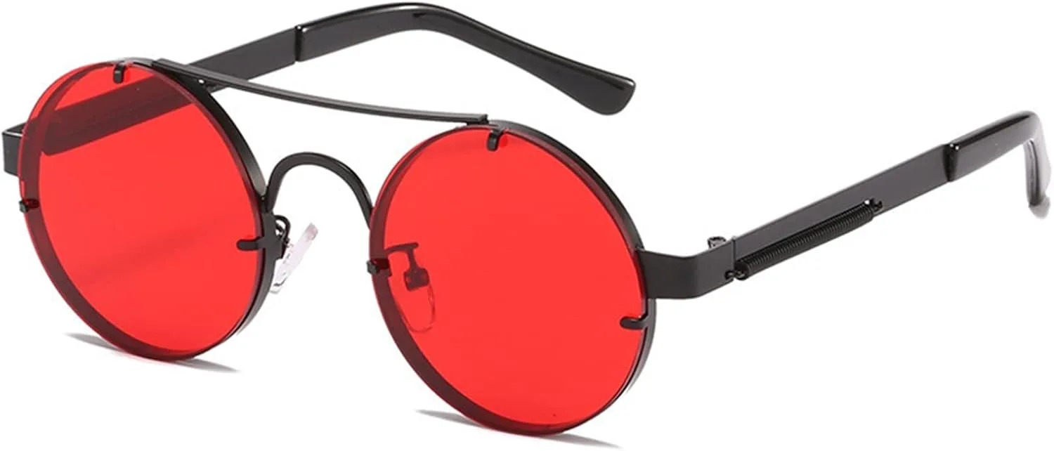 

Солнцезащитные очки GAOXIN в стиле ретро-панк для мужчин и женщин, декоративные пляжные очки для защиты от солнца на открытом воздухе (Цвет: A, Размер: Средний), A