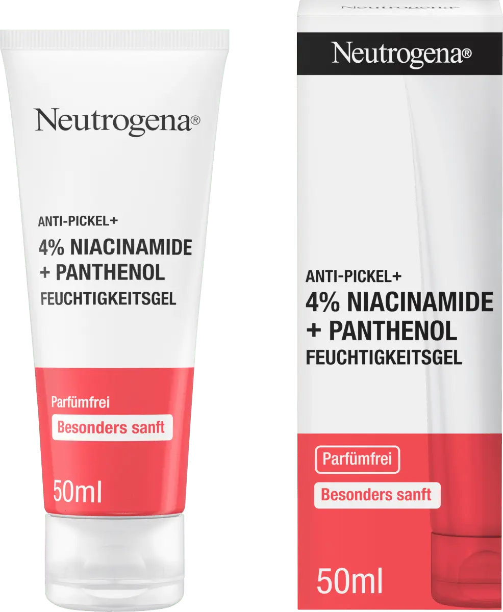 

Гель для лица против прыщей Ниацинамид+Пантенол 50мл Neutrogena