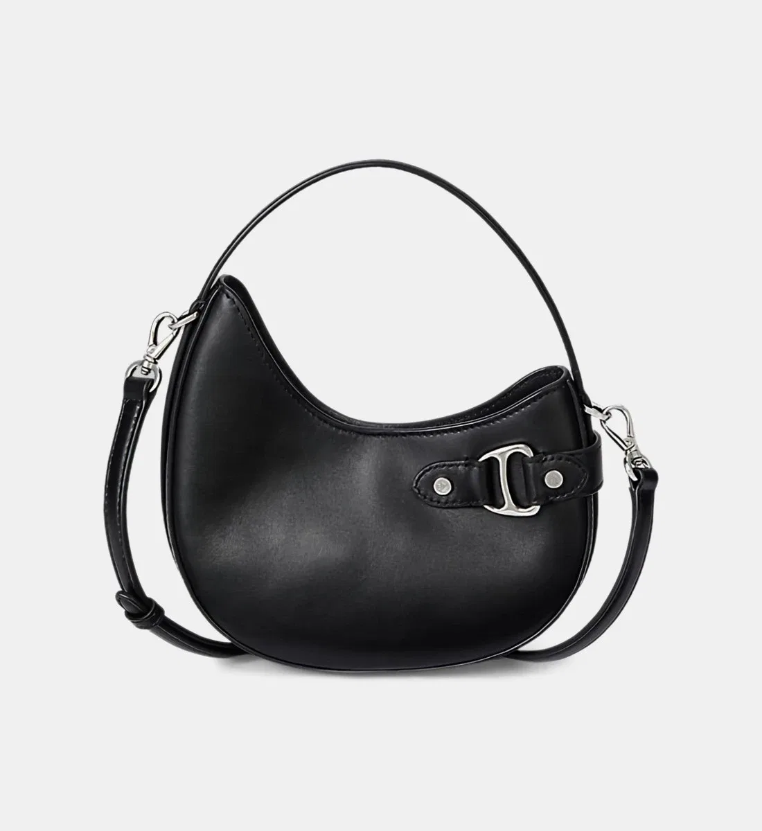Сумка через плечо Tash S из коровьей кожи Lauren Ralph Lauren, черный