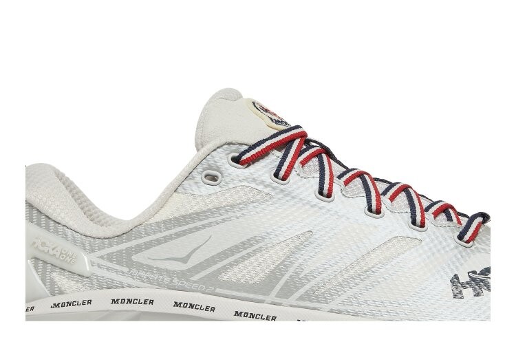Кроссовки HOKA Moncler x Mafate Speed 2 'Nimbus Cloud Harbor Mist', белый — фото 2