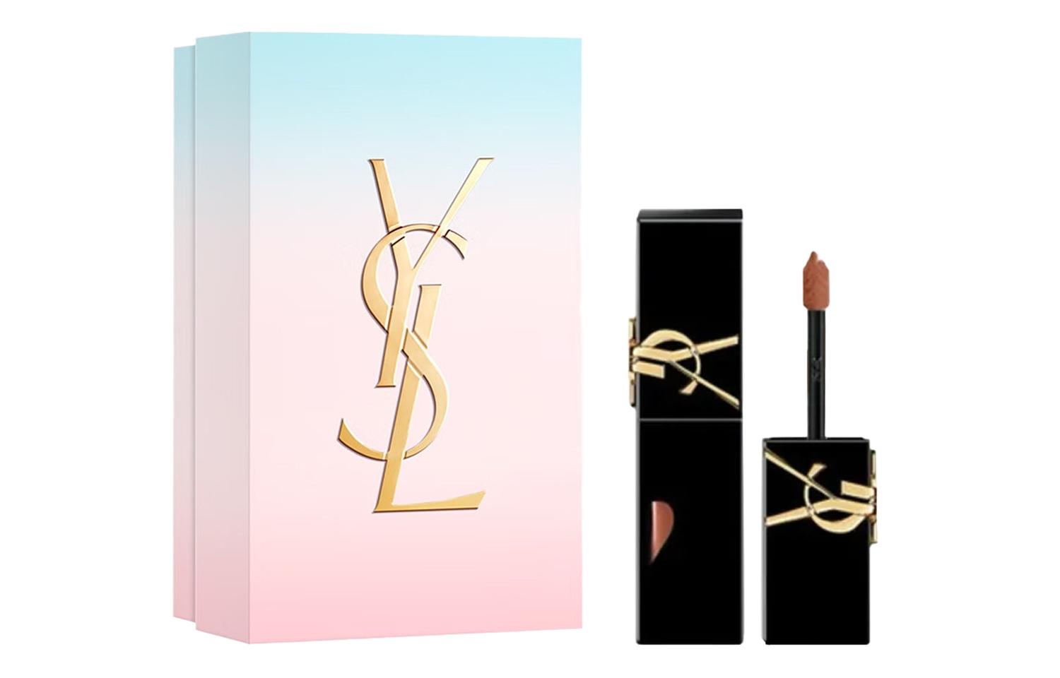 

SAINT LAURENT Twilight Daybreak Mirror Finish Black Tube жидкая помада с зеркальным финишем, увлажняющая, питательная, легко растушевывается, 5,5 мл