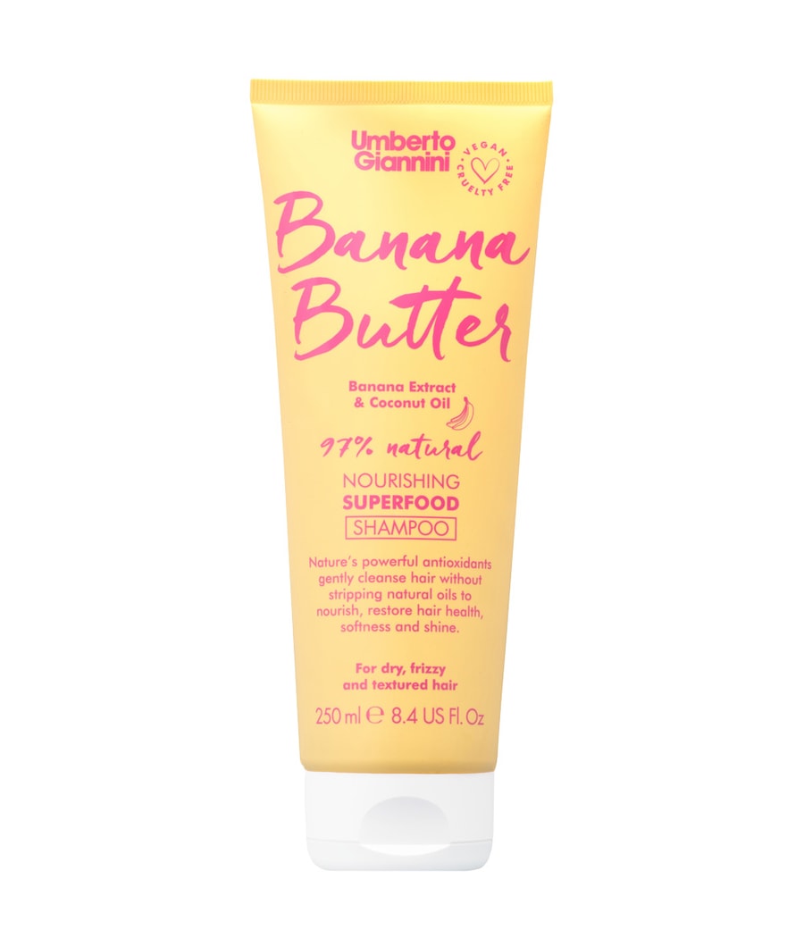 

Шампунь для волос Umberto Giannini Banana Butter Shampoo, 250 ml