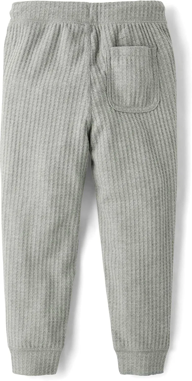 Детские флисовые спортивные штаны Gymboree для мальчиков и малышей, Thermal Grey — фото 3