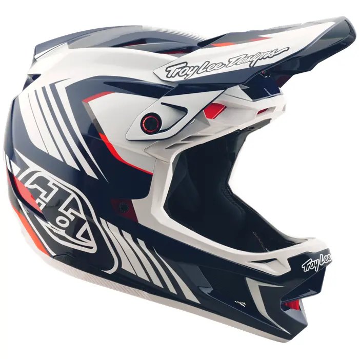 

Велосипедный шлем D4 из полиакрилата MIPS Troy Lee Designs, Qualifier Blue/White