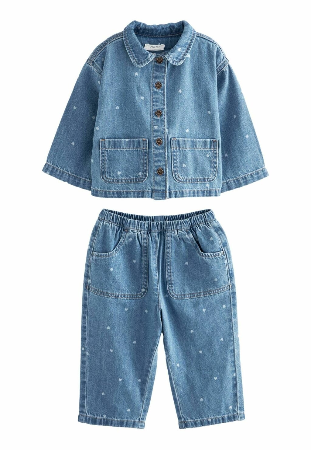 

Брюки SET Next, цвет mid blue denim