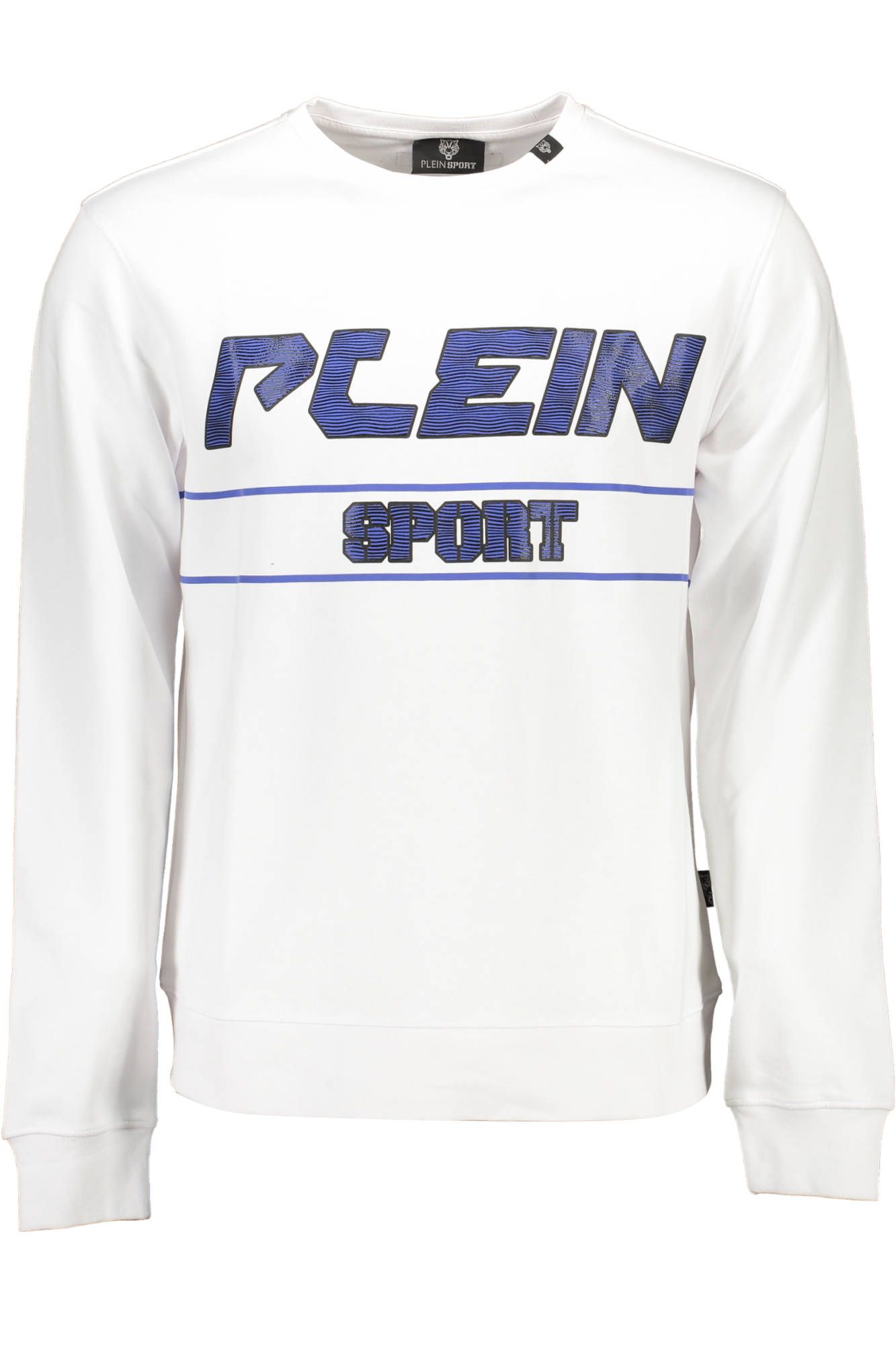 

Белый хлопковый мужской свитер Plein Sport
