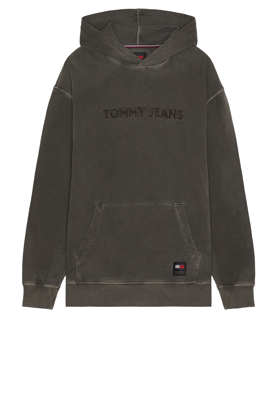 

Расслабленный классический худи Tommy Jeans, black