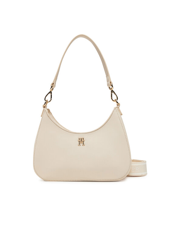 

Сумочка Th Logotape Shoulder Bag AW0AW17226 Tommy Hilfiger, бежевый