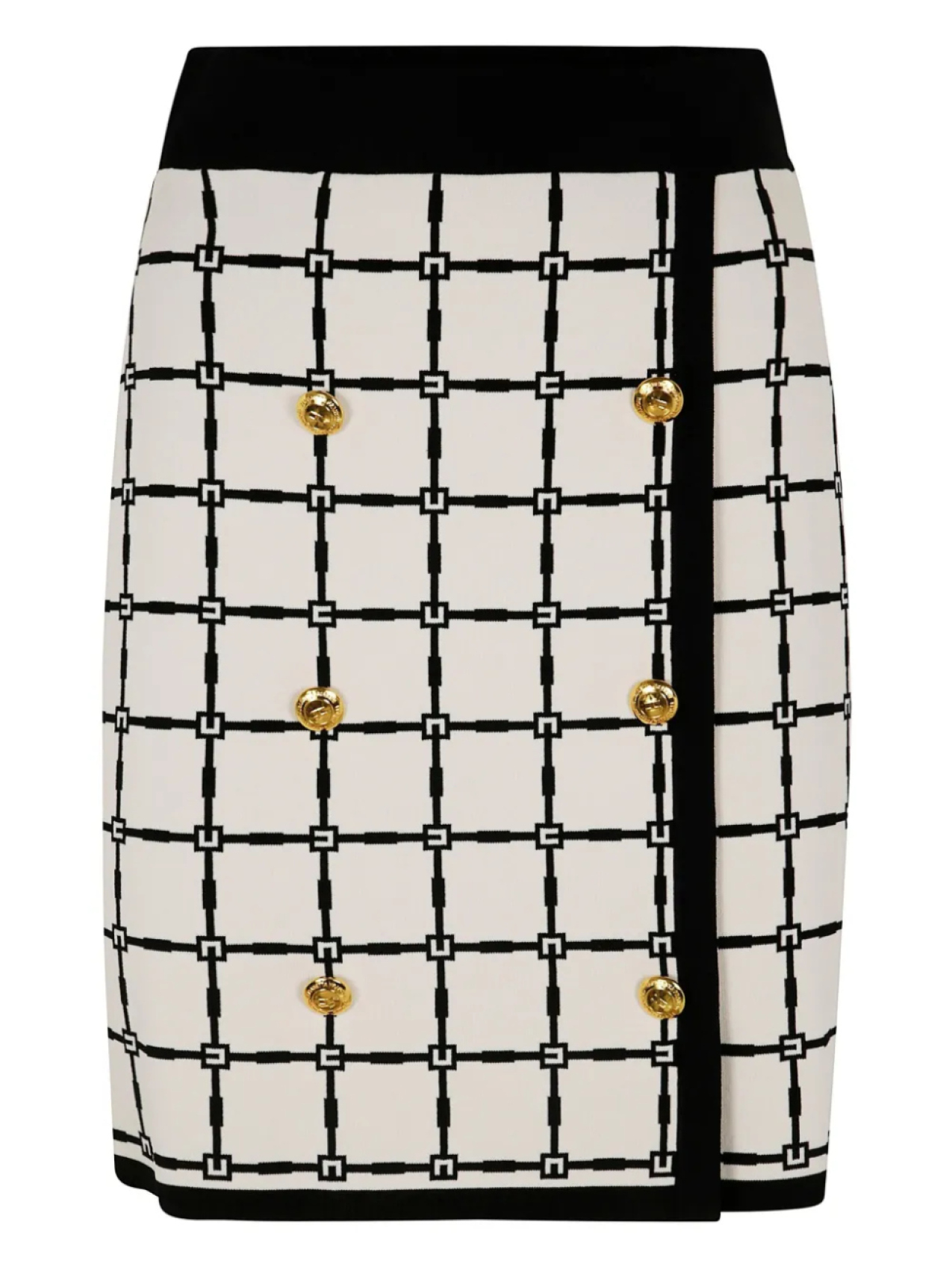 

Юбка из жаккарда Elisabetta Franchi, белый