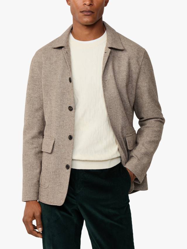 

Блейзер Teba из шерстяной смеси Hackett London, Malt Beige