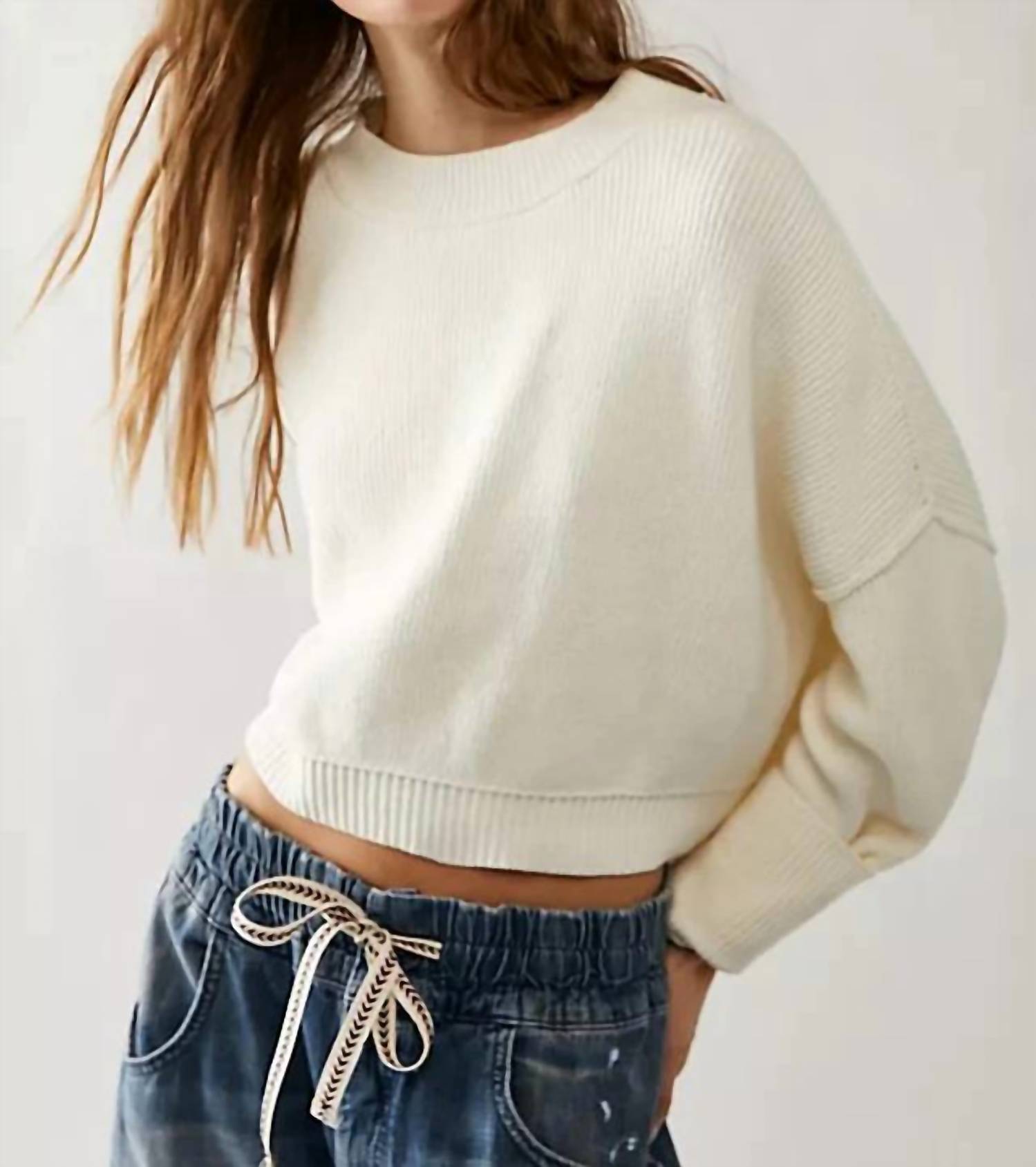 

Укороченный свитер Easy Street в цвете Moonglow Free People