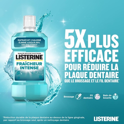 Свежий ополаскиватель для полости рта 500 мл Listerine — фото 2
