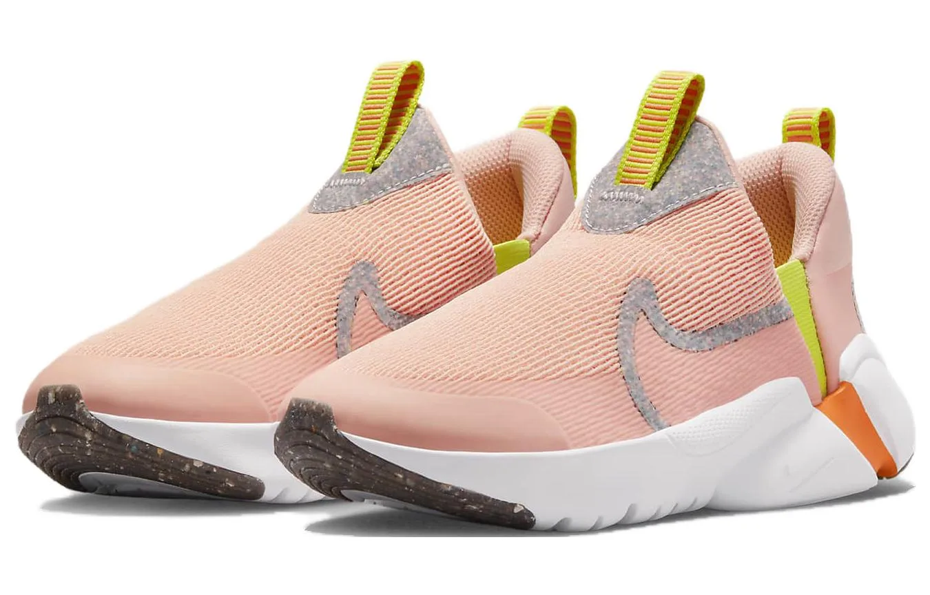 Nike Flex Plus Slip Resistant Abrasion Resistant низкие детские кроссовки для бега Arctic Orange — фото 4