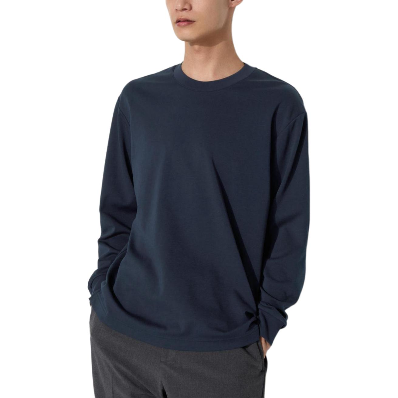 

UNIQLO Футболка U Collection унисекс темно-синие