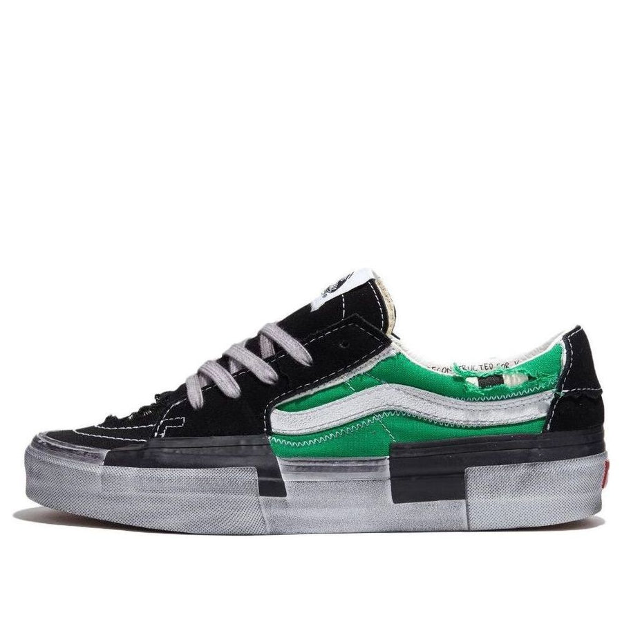 

Кроссовки VANS Sk8-Low Reconstruct 'Black Green', черный