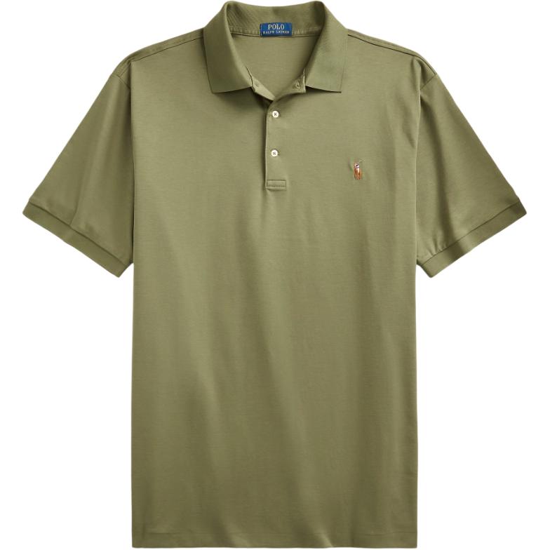 Футболка-поло Polo Ralph Lauren, Custom Slim Fit, цвет Flower Path Green — фото 2