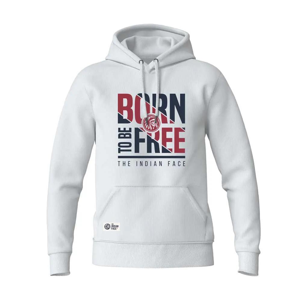 

Худи The Indian Face Born to be free, белый