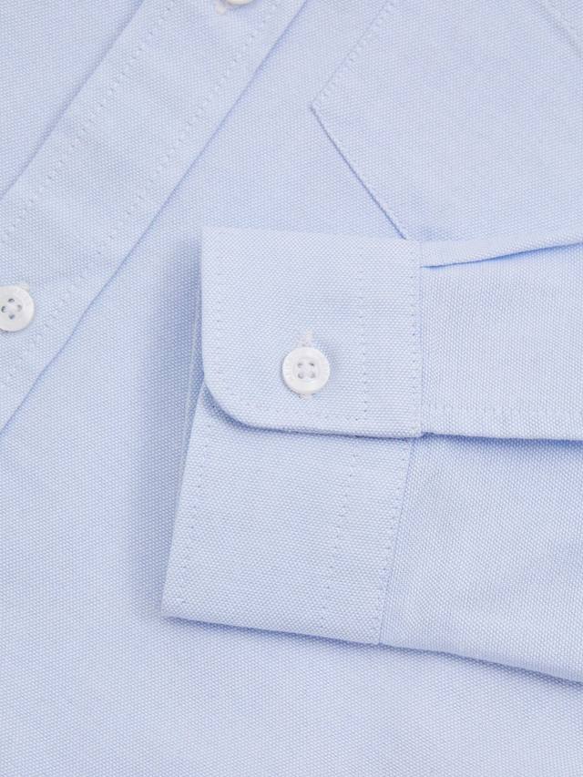 Детская рубашка Greenwich из хлопкового оксфорда Reiss, Soft Blue — фото 4